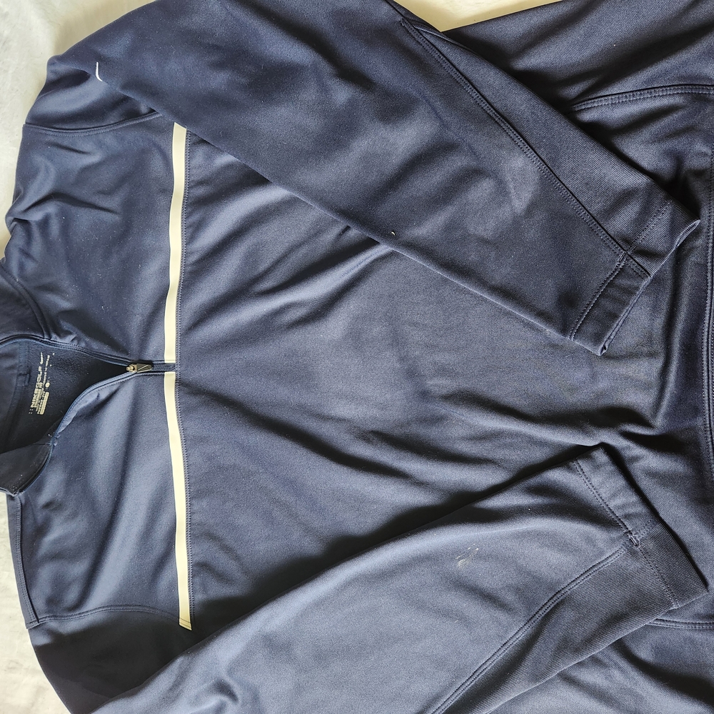 Navy Blue Quarter-Zip Pullover